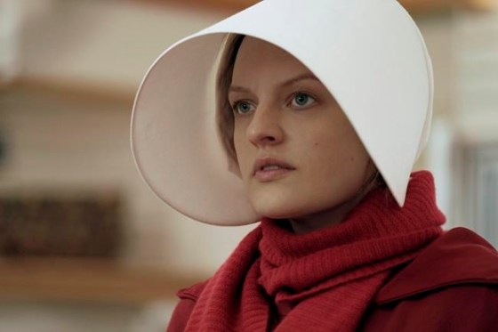 George Kraychyk / Hulu / The Associated PressElisabeth Moss as Offred in 'The Handmaid's Tale.'