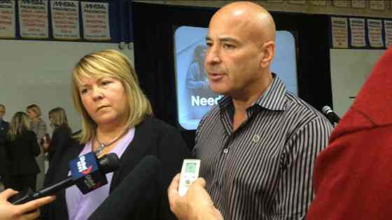 WINNIPEG FREE PRESS Diana Stewart and Brad Mason, parents of Samantha Mason, 15, killed herself after being bullied by classmates.