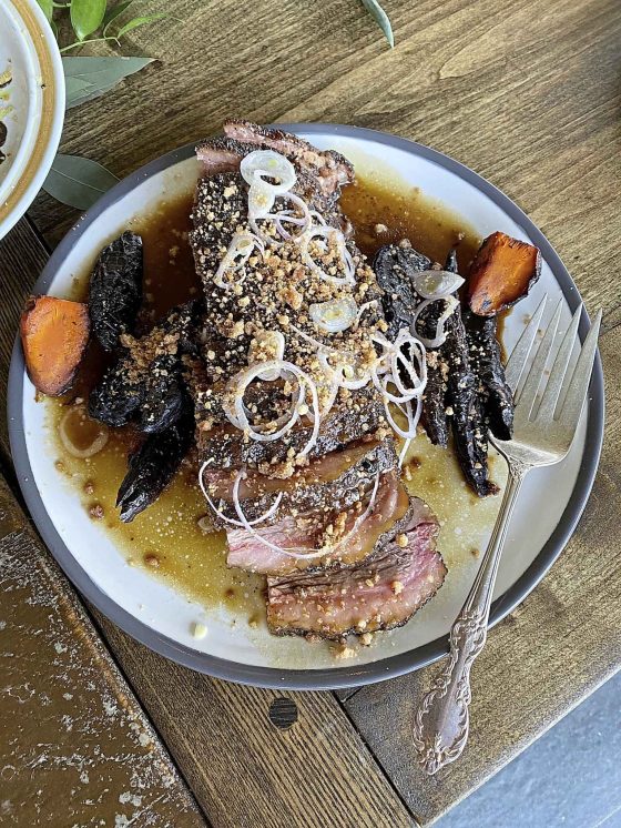 This brisket — served up at Westcott Vineyards at an evening event with food by Toronto culinary duo Ricky + Olivia — was one of the best things I’ve ever eaten. (Ben Sigurdson / Winnipeg Free Press)