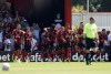 Bournemouth's Jefferson Lerma, third left, celebrates scoring their side's first goal of the game with teammates, during the English Premier League soccer match between Bournemouth and Aston Villa, at the Vitality Stadium, Bournemouth, England, Saturday, Aug. 6, 2022. (Andrew Matthews/PA via AP)