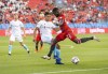 Back home on loan from Nottingham Forest, Richie Laryea gives Toronto FC the kind of threat from fullback it used to have. Laryea battles with New England Revolution's Brandon Bye during the first half of MLS soccer action in Toronto, Saturday August 14, 2021. THE CANADIAN PRESS/Mark Blinch