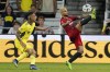 Toronto FC's Lorenzo Insigne, right, kicks the ball away from Nashville SC's Randall Leal, left, during the second half of an MLS soccer match Saturday, Aug. 6, 2022, in Nashville, Tenn.&nbsp;A medical issue involving Insigne's family promoted Toronto FC to delay its flight out of Nashville on the weekend so the Italian star could get more information on what was going on.THE CANADIAN PRESS/AP/Mark Humphrey