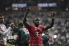 Bayern's Sadio Mane celebrates after the German Bundesliga soccer match between Eintracht Frankfurt and Bayern Munich in Frankfurt, Germany, Friday, Aug. 5, 2022. (AP Photo/Matthias Schrader)