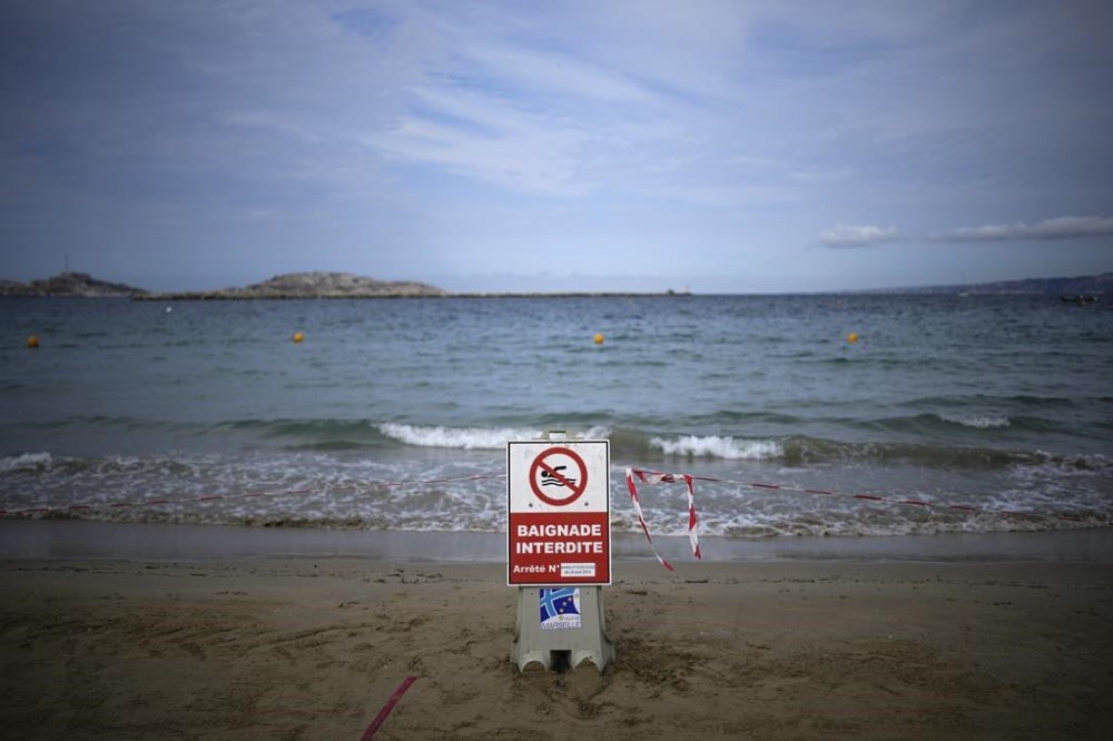 A sign reading
