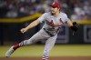 St. Louis Cardinals starting pitcher Miles Mikolas (39) throws against the Arizona Diamondbacks during the fourth inning of a baseball game, Friday, Aug. 19, 2022, in Phoenix. (AP Photo/Matt York)