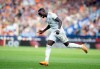Sadio Mane of Bayern Munich celebrates his side's fourth goal during a German Bundesliga soccer match between VfL Bochum and Bayern Munich in Bochum, Germany, Sunday, Aug.21, 2022. (Bernd Thissen/dpa via AP)