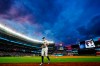 New York Yankees' Aaron Judge heads to the dugout during the second inning of a baseball game against the New York Mets Tuesday, Aug. 23, 2022, in New York. (AP Photo/Frank Franklin II)