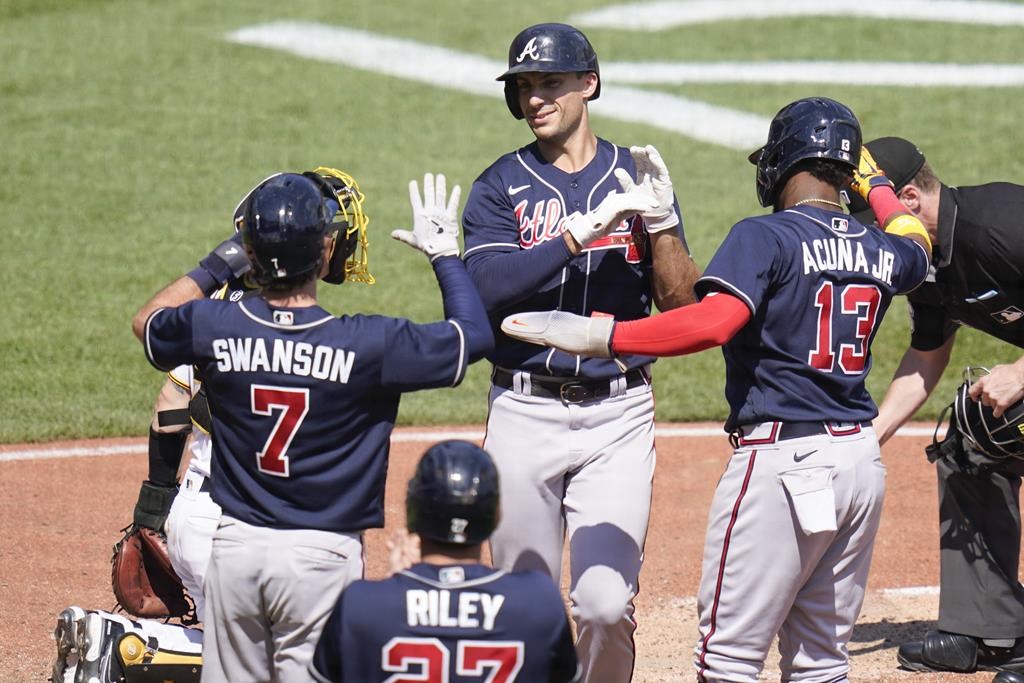 Braves drill slumping Pirates 142, complete 3game sweep Winnipeg