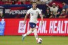 FILE - United States defender Joe Scally (29) plays during the second half of a friendly soccer match against Morocco, Wednesday, June 1, 2022, in Cincinnati. Bayern Munich seems to bring the best out of United States defender Joe Scally. Scally made his Bundesliga debut against Bayern in the German league’s opening game last season, when the then-18-year-old impressed in helping Borussia Mönchengladbach claim a 1-1 draw against the defending champion. Mönchengladbach and Bayern will face one another next Saturday, Aug. 27, 2022. (AP Photo/Jeff Dean, File)