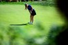Canada's Maddie Szeryk watches her putt at the 14th hole during the CP Women's Open in Ottawa on Thursday, Aug. 25, 2022. THE CANADIAN PRESS/Justin Tang