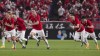 Japan's Urawa Red Diamonds' players celebrate after winning the AFC Champions League semifinal match against Jeonbuk Hyundai Motors in a penalty shoot-out at Saitama Stadium Thursday, Aug. 25, 2022, in Saitama, near Tokyo. (AP Photo/Eugene Hoshiko)