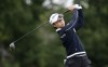Narin An, from South Korea, watches her drive on the 4th hole during the second day of action at the CP Womens Open, Friday, August 26, 2022 in Ottawa. THE CANADIAN PRESS/Adrian Wyld
