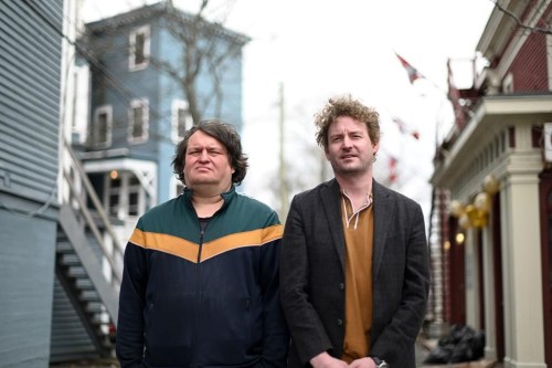 “The Canoe Project,” a short-form mockumentary series with Mark Harnett (left) and Jimmy MacKinley, is coming to Fibe TV1. THE CANADIAN PRESS/HO-Laura Ellen/Canoe Productions ** MANDATORY CREDIT **