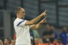 Marseille's head coach Igor Tudor gives directions to his players during the French League One soccer match between Olympique de Marseille and Clermont at the Velodrome stadium in Marseille, southern France, Wednesday, Aug. 31, 2022. (AP Photo/Daniel Cole)