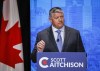 Candidate Scott Aitchison makes a point at the Conservative Party of Canada English leadership debate in Edmonton, Alta., Wednesday, May 11, 2022. THE CANADIAN PRESS/Jeff McIntosh