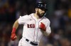 Boston Red Sox's Connor Wong runs on his two-run home run during the seventh inning of a baseball game against the Texas Rangers, Friday, Sept. 2, 2022, in Boston. (AP Photo/Michael Dwyer)