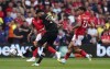 Bournemouth's Philip Billing scores his side's first goal of the game, during the English Premier League soccer match between Nottingham Forest and Bournemouth, at the City Ground, in Nottingham, England, Saturday, Sept. 3, 2022. (Mike Egerton/PA via AP)