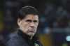 Udinese's coach Andrea Sottil looks on during the Italian Serie A soccer match between Udinese and Roma, at Friuli stadium in Udine, Italy, Sunday Sept. 4, 2022. (Andrea Bressanutti/LaPresse via AP)