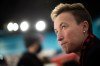 Canada women's national soccer team head coach Bev Priestman pauses while responding to questions after an announcement, in Vancouver, on Wednesday, March 16, 2022. Soccer Canada announced that the women's team will play Nigeria on April 8 in Vancouver and on April 11 in Langford, B.C. THE CANADIAN PRESS/Darryl Dyck