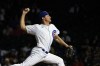 Chicago Cubs relief pitcher Hayden Wesneski delivers during the ninth inning of a baseball game against the Cincinnati Reds Tuesday, Sept. 6, 2022, in Chicago. The Cubs won 9-3. (AP Photo/Charles Rex Arbogast)