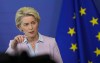 European Commission President Ursula von der Leyen speaks during a media conference at EU headquarters in Brussels, Wednesday, Sept. 7, 2022. European Union countries should set a price cap on Russian gas and seek 