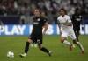 Frankfurt's Mario Goetze passes the ball during the Champions League Group D soccer match between Eintracht Frankfurt and Sporting Lisbon in Frankfurt, Germany, Wednesday, Sept.7, 2022. (AP Photo/Michael Probst)