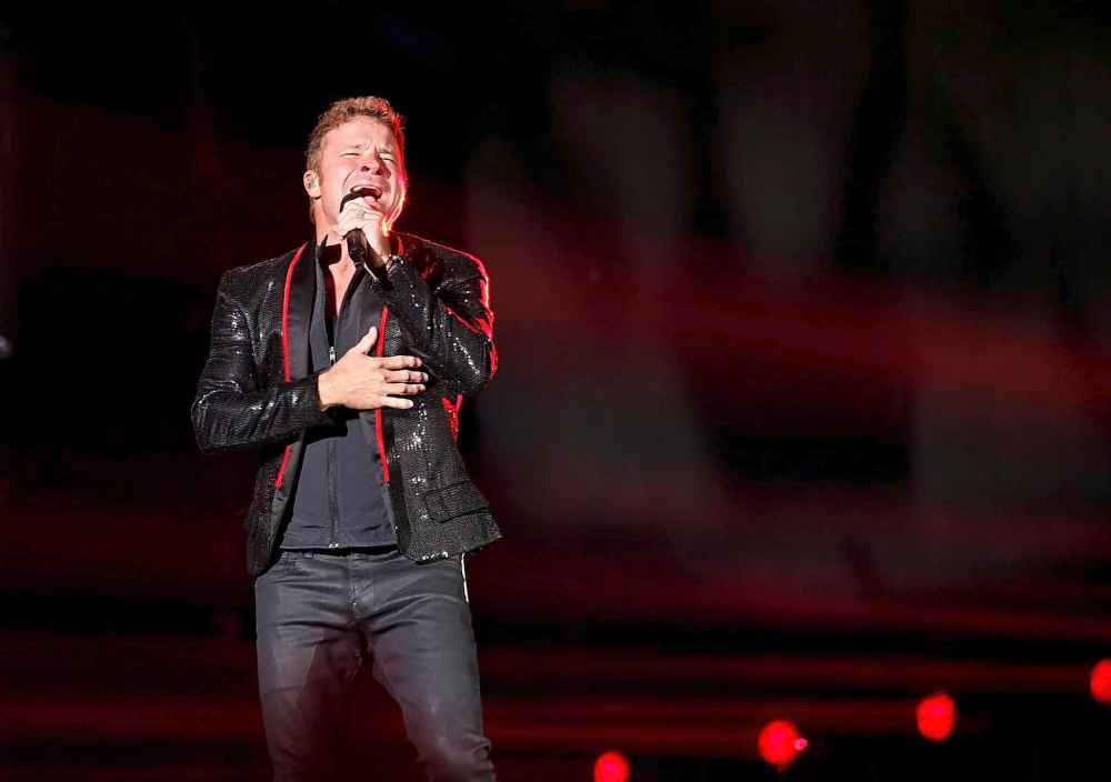 JOHN WOODS / WINNIPEG FREE PRESS
Backstreet Boys perform in Winnipeg Monday.