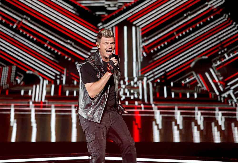 JOHN WOODS / WINNIPEG FREE PRESS
Back Street Boys perform in Winnipeg Monday.