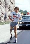 Terry Fox runs during his “Marathon of Hope” in 1980. It was 41 years ago to the day that Terry Fox dipped his artificial leg into the Atlantic Ocean at Cape Spear, Nfld., to start his “Marathon of Hope” in aid of cancer research. Fred Fox says his brother wasn’t sure how long the cross-country trek would take, but he knew the only way to achieve his goal was to keep putting one foot in front of the other. Terry Fox ran close to a marathon a day before cancer in his lungs cut his journey short, and later claimed his life a month shy of his 23rd birthday in 1980. THE CANADIAN PRESS PHOTO
                                THE CANADIAN PRESS PHOTO
                                Terry Fox runs during his “Marathon of Hope” in 1980.