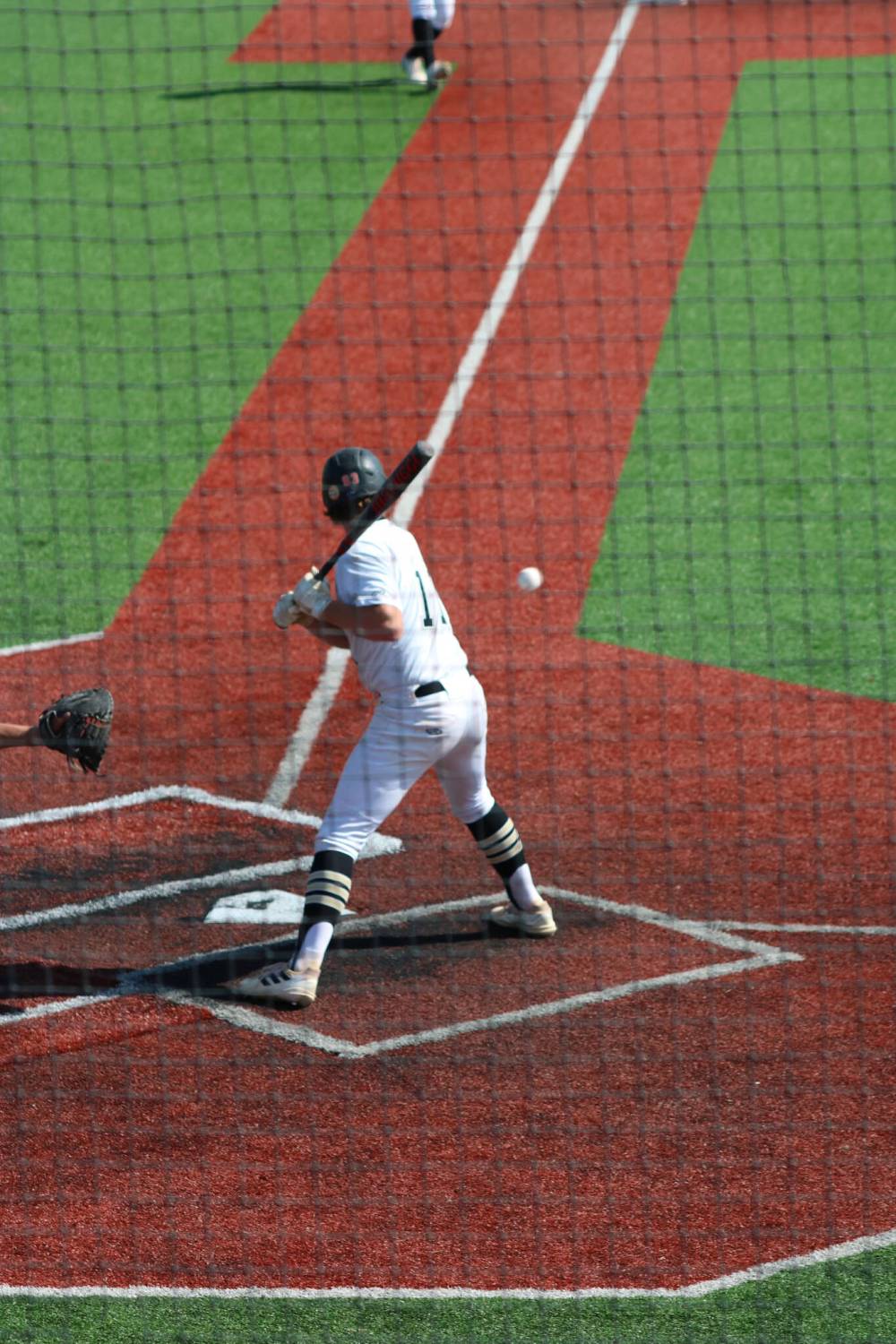 Submitted
                                Vassart, a shortstop and third basemen, takes a cut at pitch in April with the Home Run Sports Training Centre.