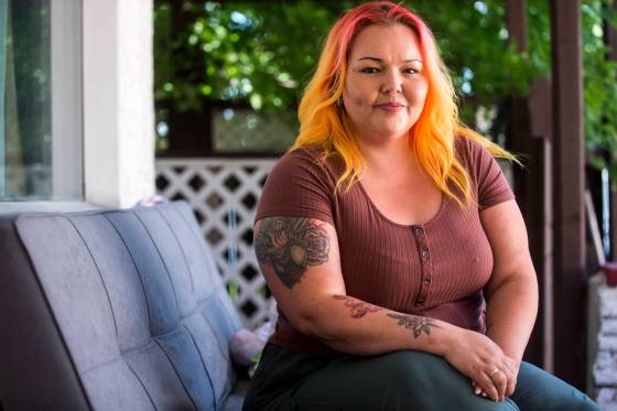Sherry Mckay believes she was roofied at a downtown venue on Friday. (Mikaela MacKenzie / Winnipeg Free Press)