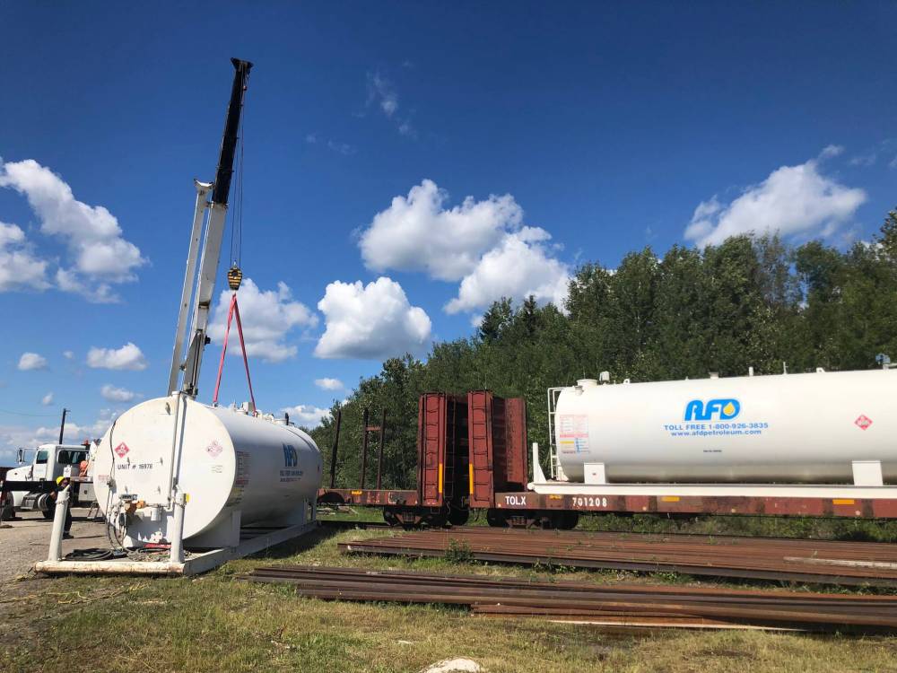 Supplied photo
Generators from Manitoba Hydro arrive in Pukatawagan.
