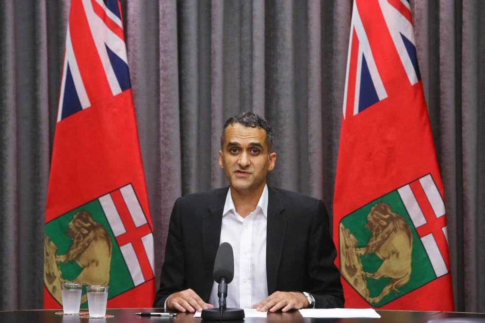 MIKE DEAL / WINNIPEG FREE PRESS
Dr. Jazz Atwal, the deputy chief provincial public health officer, announced Manitoba’s first case of monkeypox Friday.