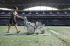 PHOTOS BY RUTH BONNEVILLE / WINNIPEG FREE PRESS
                                IG Field operations manager Lynda McCausland is responsible for painting and removing lines on IG Field for Blue Bombers and Valour FC games.