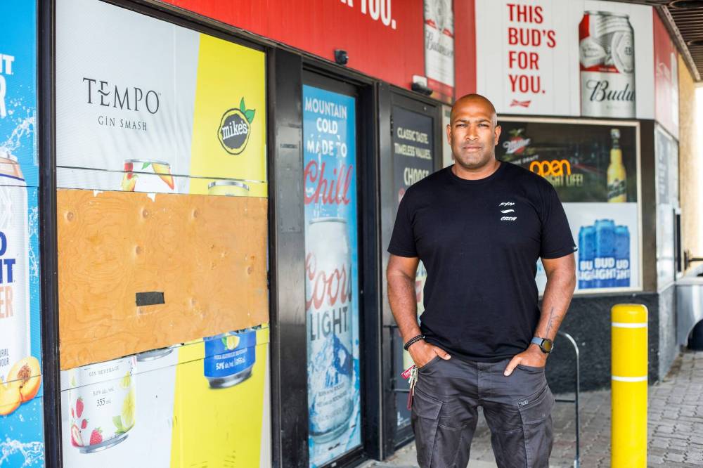 MIKAELA MACKENZIE / WINNIPEG FREE PRESS
“I feel like this is the third strike for me,” said owner Ravi Ramberran, citing the pandemic and rising prices as the first two.
