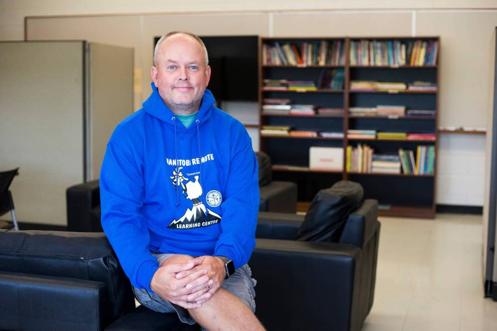 MIKAELA MACKENZIE / WINNIPEG FREE PRESS
Principal Andrew Mead: ‘There are lots of kids and families who need something different.’