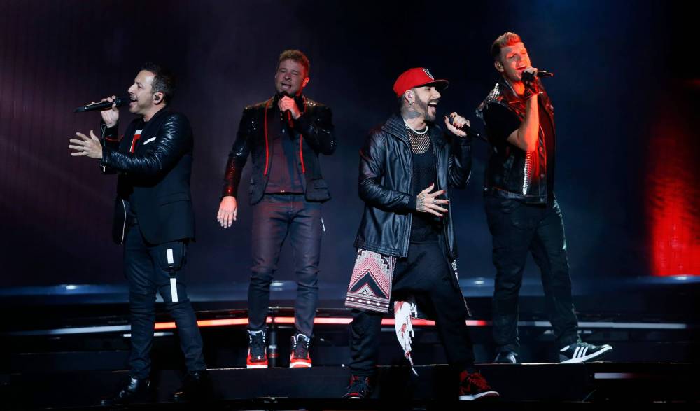 JOHN WOODS / WINNIPEG FREE PRESSBackstreet Boys perform in Winnipeg.