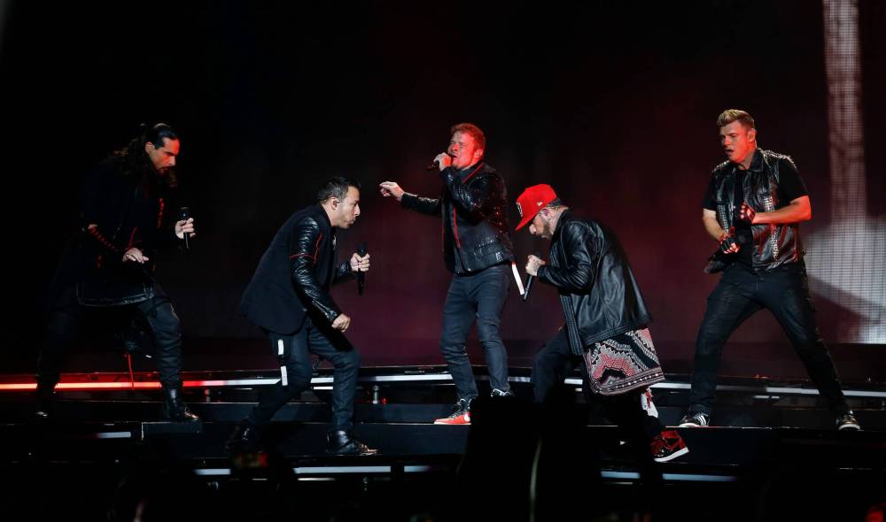 Backstreet's back, all right! (John Woods / Winnipeg Free Press)