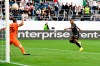 Arsenal's Marquinhos scores the first goal of the game during the Europa League Group A soccer match between FC Zuerich and Arsenal, Thursday, Sept. 8, 2022, at the Kybunpark stadium, in St. Gallen, Switzerland. (Gian Ehrenzeller/Keystone via AP)