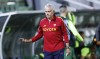 Roma's head coach José Mourinho reacts, during the Europa League group C soccer match between Bulgarian PFC Ludogorets and Italy's AS Roma at the Ludogorets Arena stadium in Razgrad, Bulgaria, Thursday, Sep. 8, 2022. (AP Photo/Anton Uzunov)