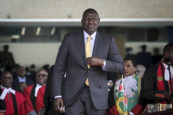 Kenya's new president, William Ruto (Brian Inganga / The Associated Press files)
