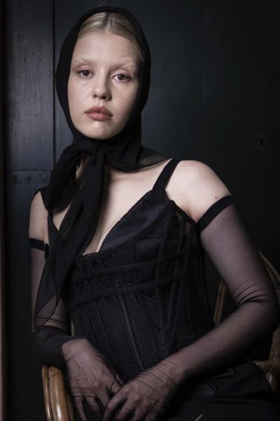 Mia Goth poses for portraits to promote the film 