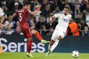 FC Copenhagen's José Zeca, right, and Sevilla FC's Alex Telles, left, battle for the ball during a Champions League group G soccer match between FC Copenhagen and Sevilla FC in Copenhagen, Denmark, Wednesday Sept. 14, 2022. (Liselotte Sabroe/Ritzau Scanpix via AP)