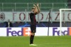 AC Milan's Olivier Giroud celebrates after scoring his side's first goal during the Champions League, Group E soccer match between AC Milan and Dinamo Zagreb, at the San Siro stadium in Milan, Italy, Wednesday, Sept. 14, 2022. (AP Photo/Luca Bruno)
