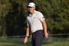 Justin Lower reacts after missing a birdie putt on the sixth green of the Silverado Resort North Course during the first round of the Fortinet Championship PGA golf tournament in Napa, Calif., Thursday, Sept. 15, 2022. (AP Photo/Eric Risberg)