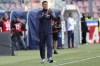 Bologna coach Thiago Motta walks on the sideline during the Serie A soccer match between Bologna and Empoli at the Renato Dall'Ara stadium in Bologna, Italy, Saturday, Sept. 17, 2022. (Michele Nucci/LaPresse via AP)