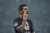 PSG's Lionel Messi reacts after missing a goal opportunity during the French League One soccer match between Lyon and Paris Saint Germain at Groupama stadium in Decines, outside Lyon, central France, Sunday, Sept. 18, 2022. (AP Photo/Laurent Cipriani)