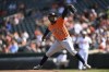 Houston Astros pitcher Christian Javier delivers against the Baltimore Orioles in the first inning of a baseball game, Sunday, Sept. 25, 2022, in Baltimore. (AP Photo/Gail Burton)