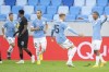 Uruguay players celebrate after scoring a goal during the international friendly soccer match between Canada and Uruguay in Bratislava, Slovakia, Tuesday, Sept. 27, 2022. THE CANADIAN PRESSAP-Martin Baumann/TASR via AP