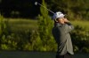 Davis Riley watches his drive off the 10th tee during the second day of the Sanderson Farms Championship golf tournament in Jackson, Miss., Friday, Sept. 30, 2022. (AP Photo/Rogelio V. Solis)